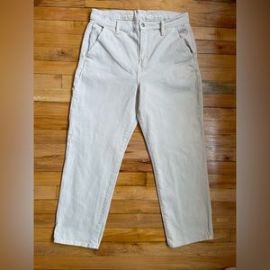 Old Navy Extra High-Waisted Sky-Hi Straight Workwear Jeans